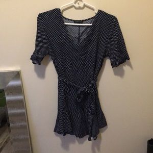 Wrap dress polka dot size M